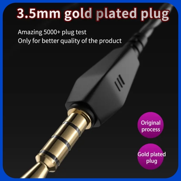 Premium Sports Headphones with Heavy Bass in-Ear Wire Control gaming headphones - Picture 7 of 16